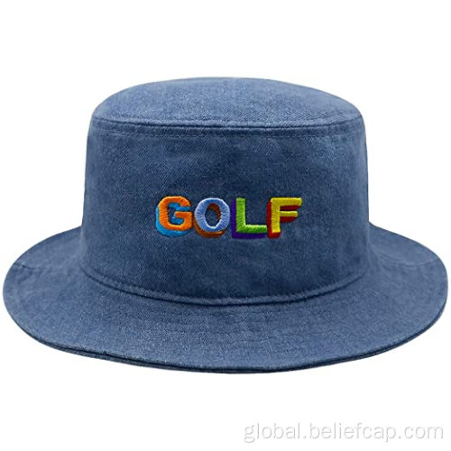 Black Bucket Hat Reversible Outdoor Beach Summer Cap for Women Men Supplier